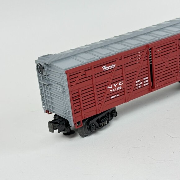 RailKing Rugged Rails MTH 33-7701 New York Central NYC Stock Car O-27 Gauge - Picture 4 of 11